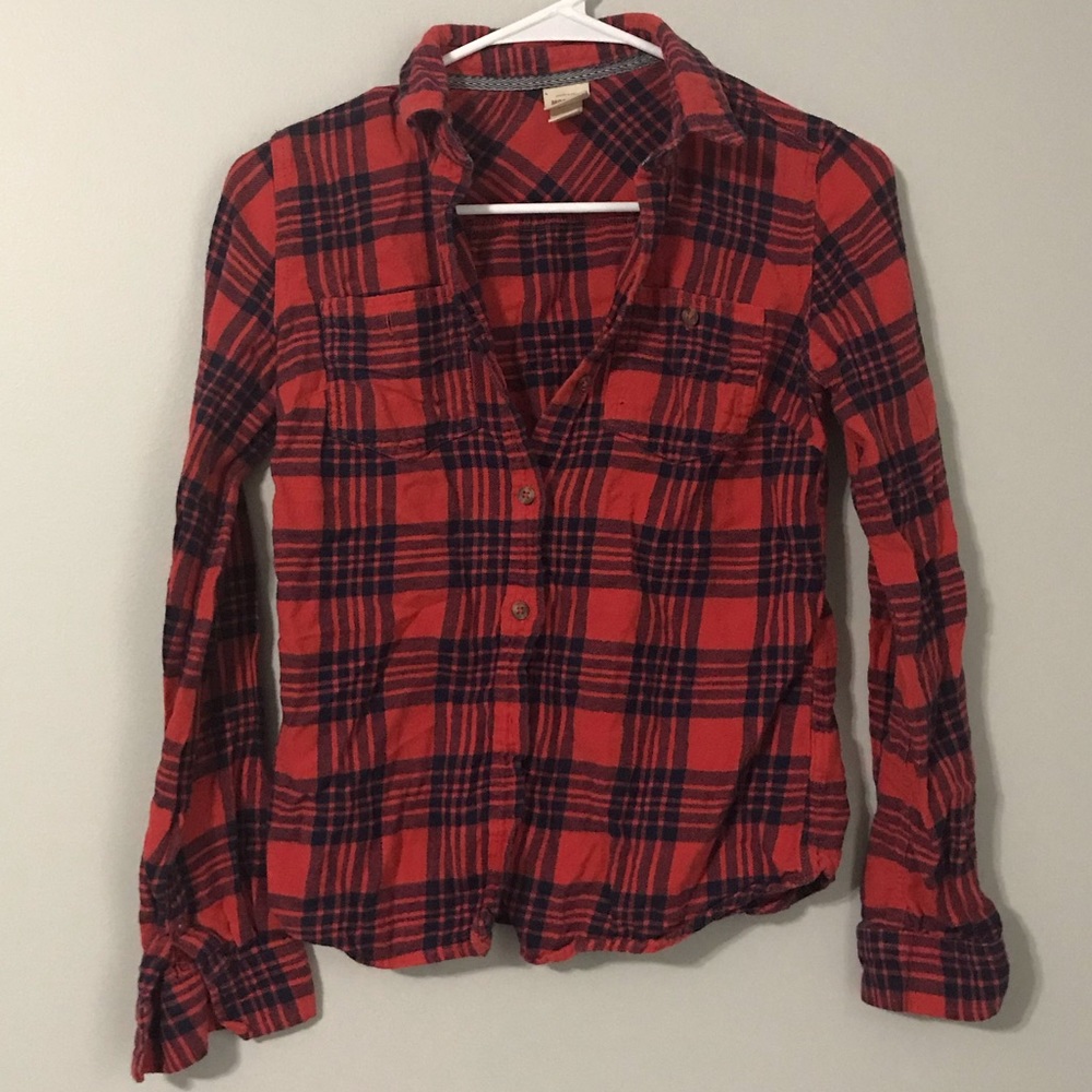 Plaid Flannel Top